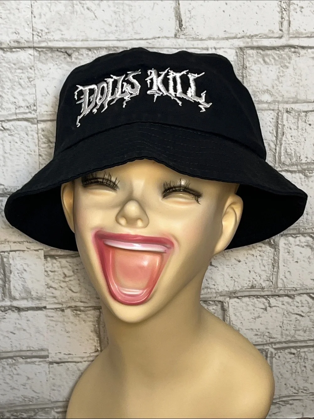 Dolls Kill black bucket hat